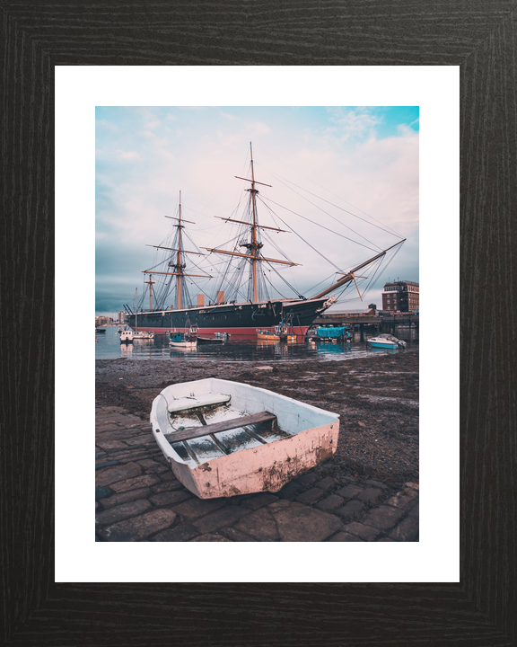 HMS Warrior 1860 Steam-powered Armoured Frigate 2018 Portsmouth Harbour Photo Print - Posters, Prints, & Visual Artwork - by Hampshire Prints (image 2 of 9)
