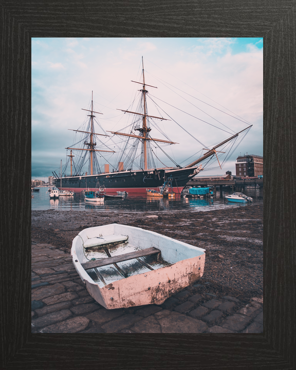 HMS Warrior 1860 Steam-powered Armoured Frigate 2018 Portsmouth Harbour Photo Print - Posters, Prints, & Visual Artwork - by Hampshire Prints (image 3 of 9)