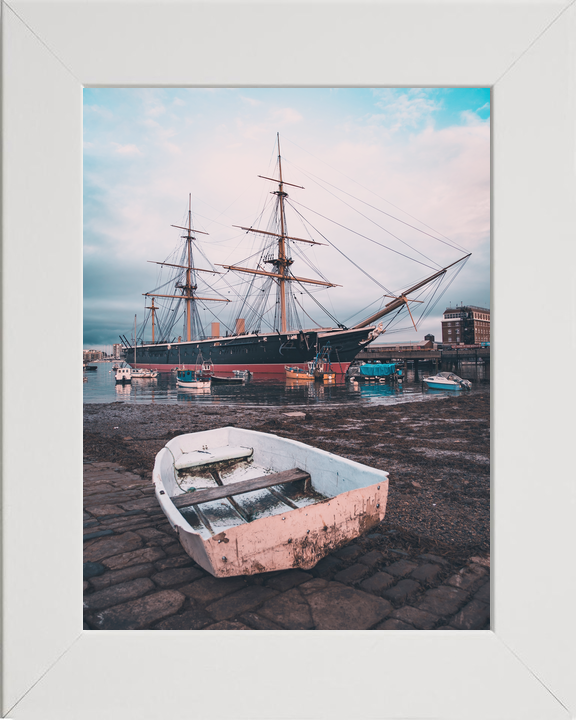 HMS Warrior 1860 Steam-powered Armoured Frigate 2018 Portsmouth Harbour Photo Print - Posters, Prints, & Visual Artwork - by Hampshire Prints (image 5 of 9)