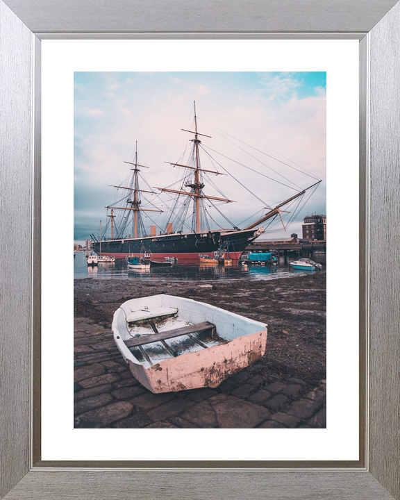 HMS Warrior 1860 Steam-powered Armoured Frigate 2018 Portsmouth Harbour Photo Print - Posters, Prints, & Visual Artwork - by Hampshire Prints (image 6 of 9)