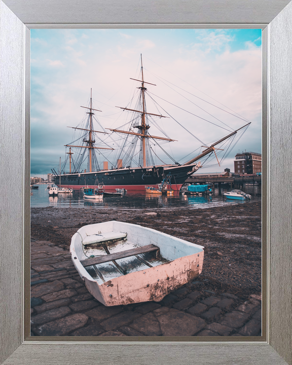 HMS Warrior 1860 Steam-powered Armoured Frigate 2018 Portsmouth Harbour Photo Print - Posters, Prints, & Visual Artwork - by Hampshire Prints (image 7 of 9)