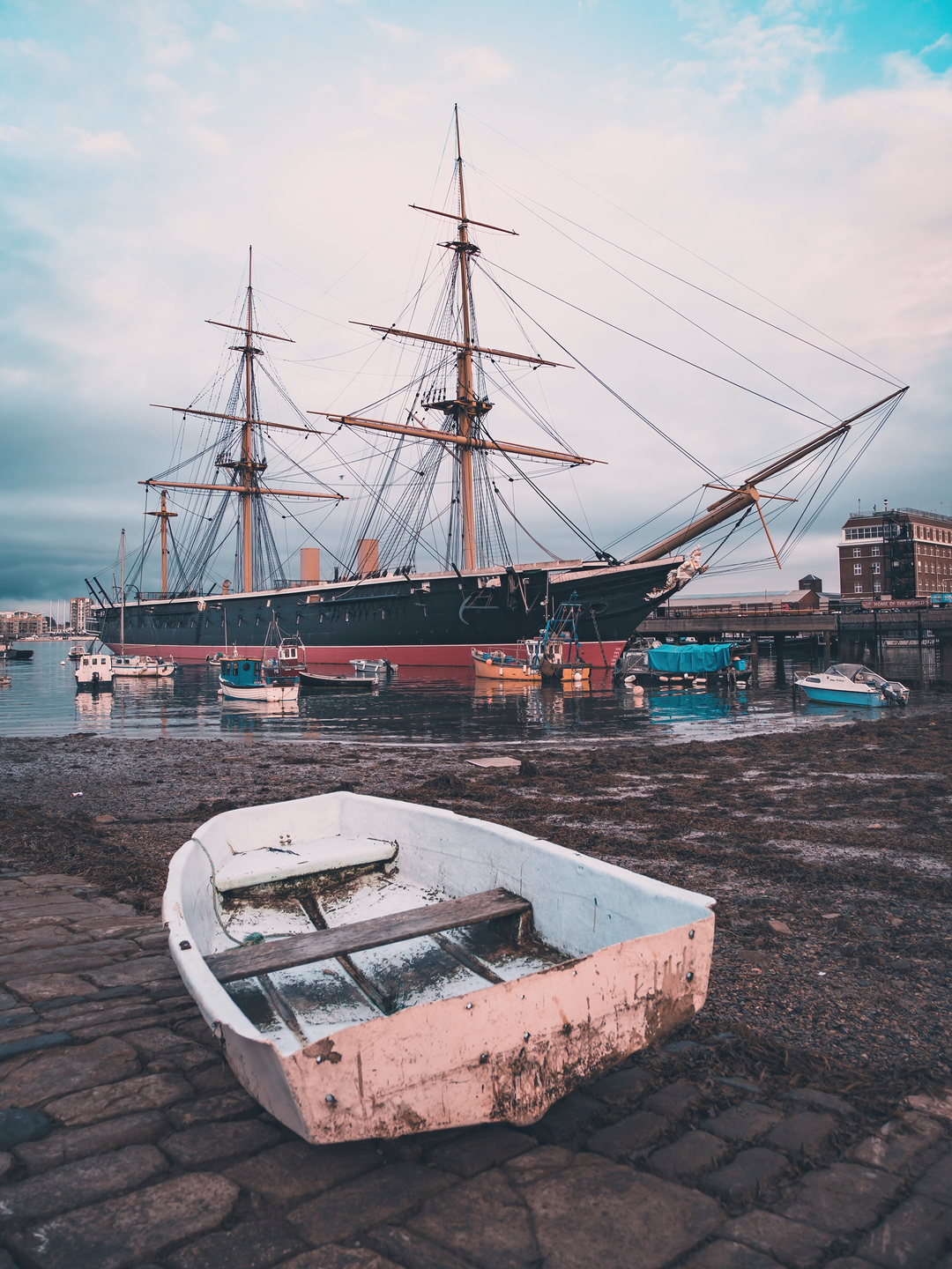 HMS Warrior 1860 Steam-powered Armoured Frigate 2018 Portsmouth Harbour Photo Print - Posters, Prints, & Visual Artwork - by Hampshire Prints (image 1 of 9)