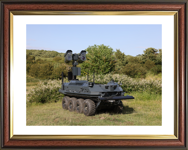 Mission Master Unmanned Ground Vehicle Photo Print - British Army Hampshire Prints 10 x 8 Classic Frame Yes