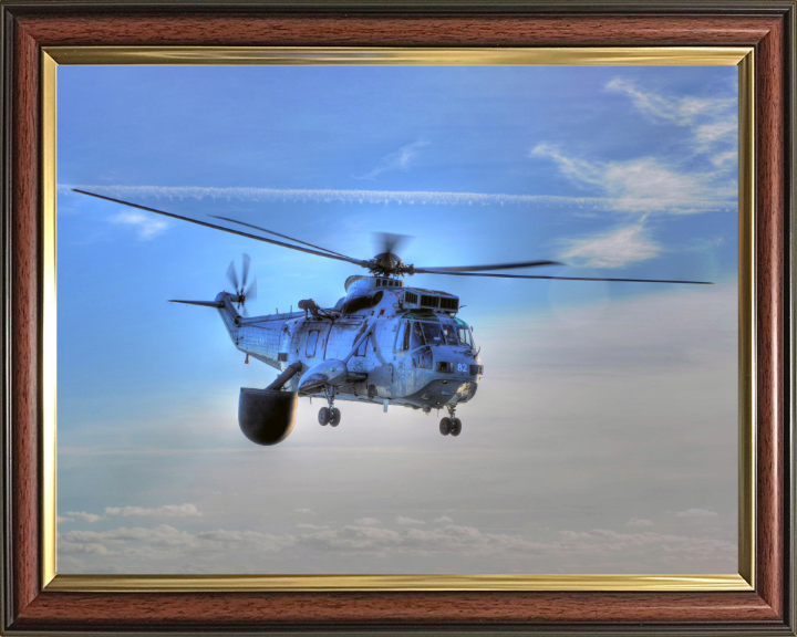 Royal Navy Sea King AEW In flight | Photo Print | Military | Aircraft | Royal Navy | Wall Art | Home Decor | NAS | Aviation | Photography Hampshire Prints