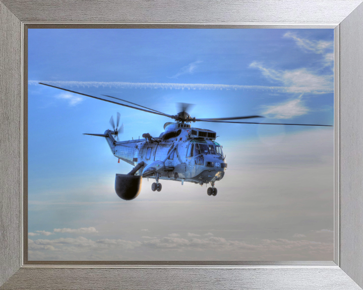 Royal Navy Sea King AEW In flight | Photo Print | Military | Aircraft | Royal Navy | Wall Art | Home Decor | NAS | Aviation | Photography Hampshire Prints