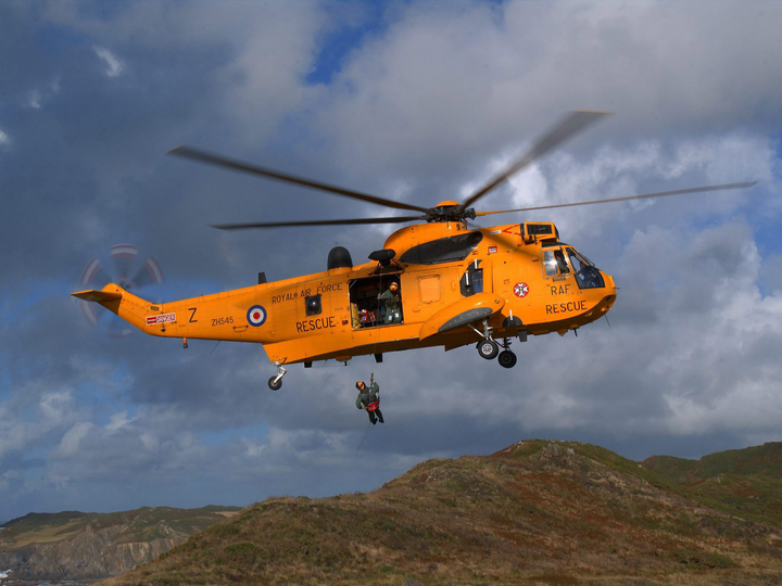 RAF Search and Rescue (SAR) Sea King Helicopter Photo Print - Royal Air Force Aircraft Hampshire Prints 6 x 4 No Frame No