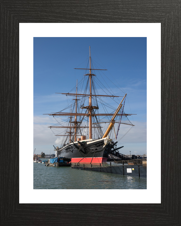 HMS Warrior 1860 Steam-powered Armoured Frigate 2018 Portsmouth Photo Print - Posters, Prints, & Visual Artwork - by Hampshire Prints (image 2 of 9)