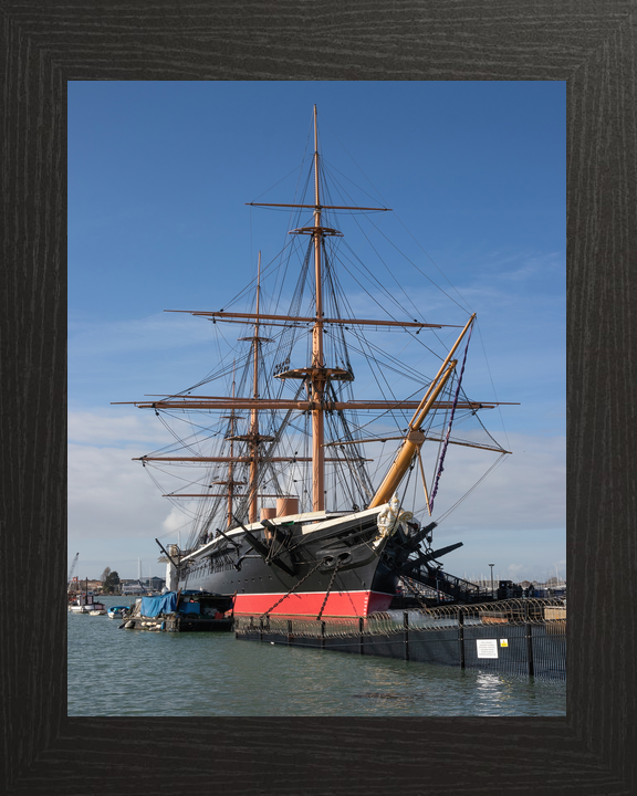 HMS Warrior 1860 Steam-powered Armoured Frigate 2018 Portsmouth Photo Print - Posters, Prints, & Visual Artwork - by Hampshire Prints (image 3 of 9)