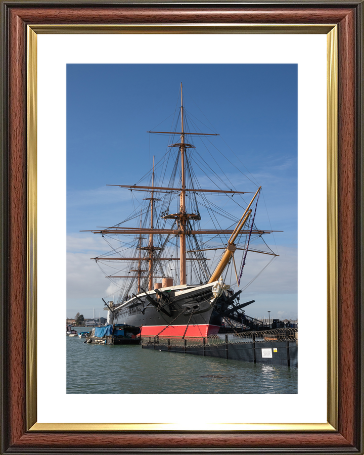 HMS Warrior 1860 Steam-powered Armoured Frigate 2018 Portsmouth Photo Print - Posters, Prints, & Visual Artwork - by Hampshire Prints (image 8 of 9)
