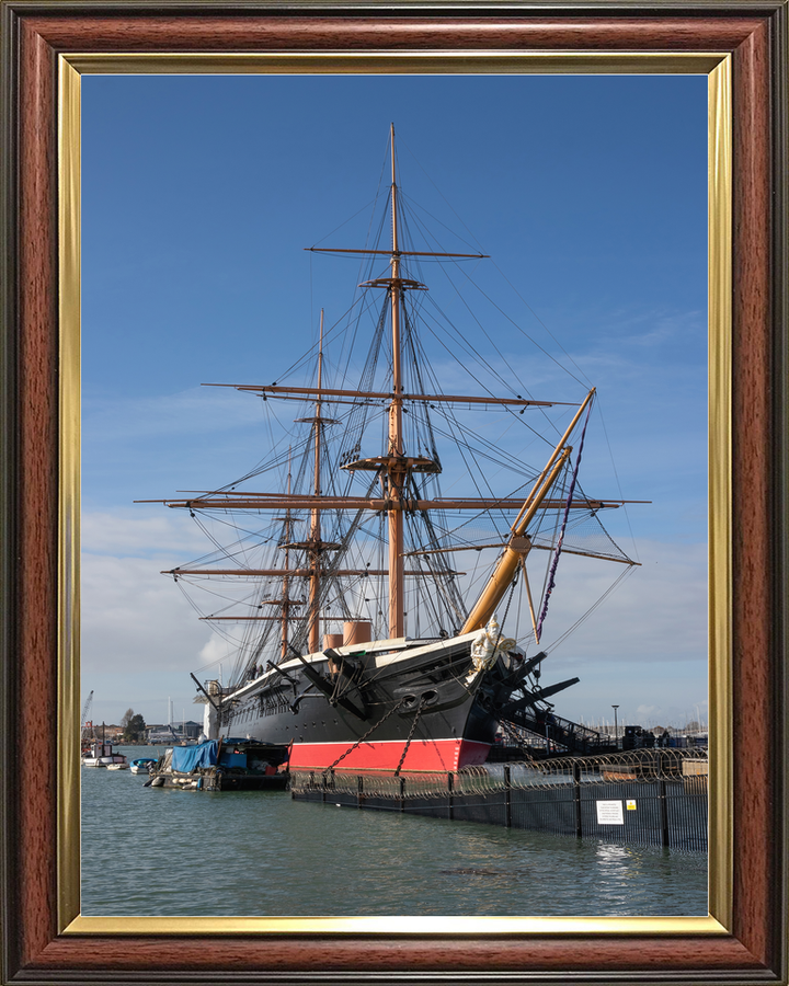 HMS Warrior 1860 Steam-powered Armoured Frigate 2018 Portsmouth Photo Print - Posters, Prints, & Visual Artwork - by Hampshire Prints (image 9 of 9)