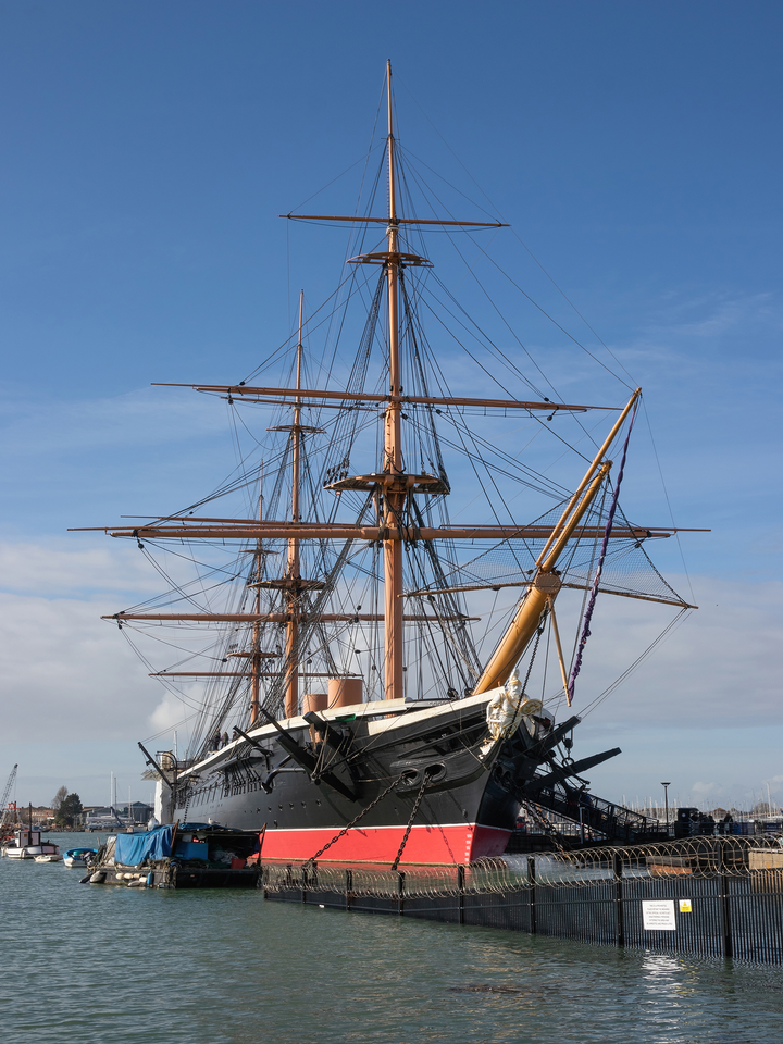 HMS Warrior 1860 Steam-powered Armoured Frigate 2018 Portsmouth Photo Print - Posters, Prints, & Visual Artwork - by Hampshire Prints (image 1 of 9)