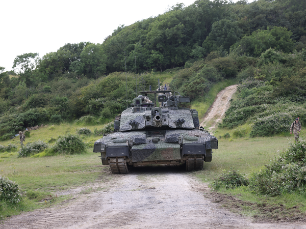 British Army Challenger Megatron Tank Lulworth Range July 2023