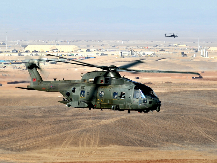 RAF Merlin HC.3 Helicopter in flight Photo Print - Royal Air Force Aircraft Hampshire Prints 6 x 4 No Frame No