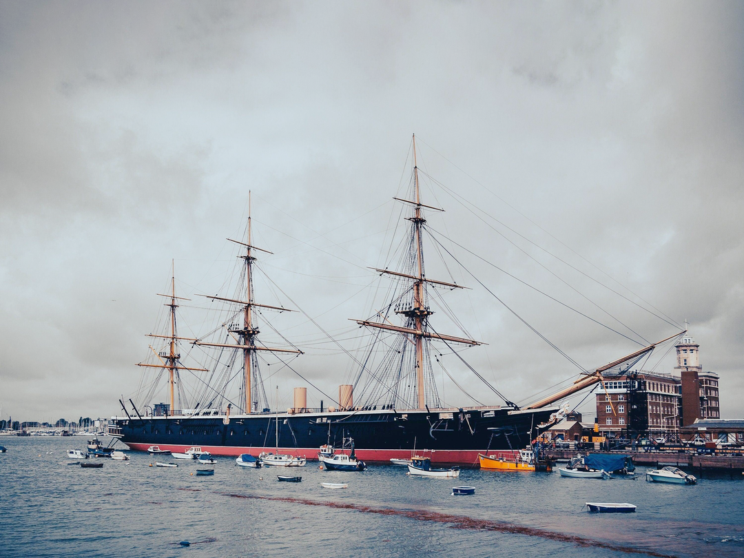 HMS Warrior 1860 Steam-powered Armoured Frigate 2018 Starboard View Photo Print - Posters, Prints, & Visual Artwork - by Hampshire Prints (image 1 of 9)