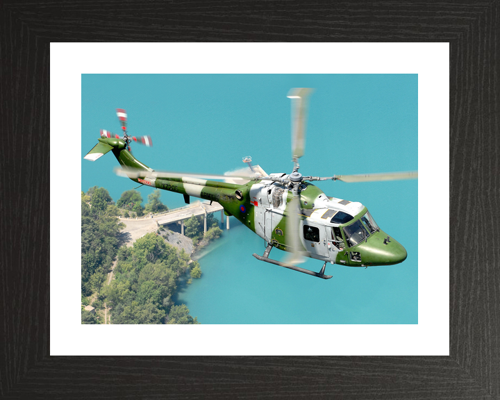 British Army Lynx Mk 7 helicopter Over France 2007