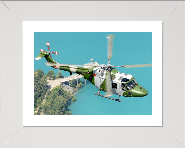 British Army Lynx Mk 7 helicopter Over France 2007