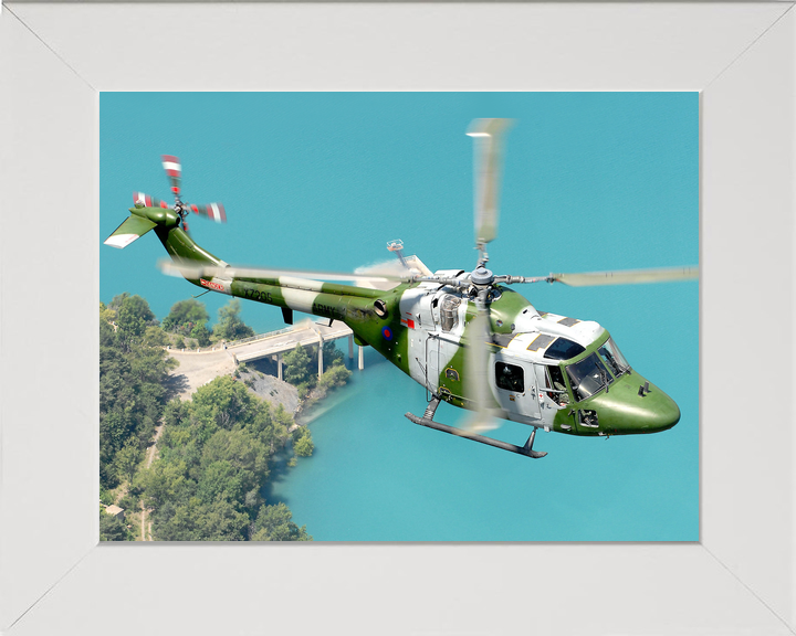 British Army Lynx Mk 7 helicopter Over France 2007