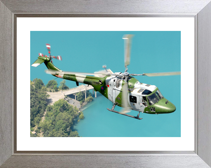 British Army Lynx Mk 7 helicopter Over France 2007