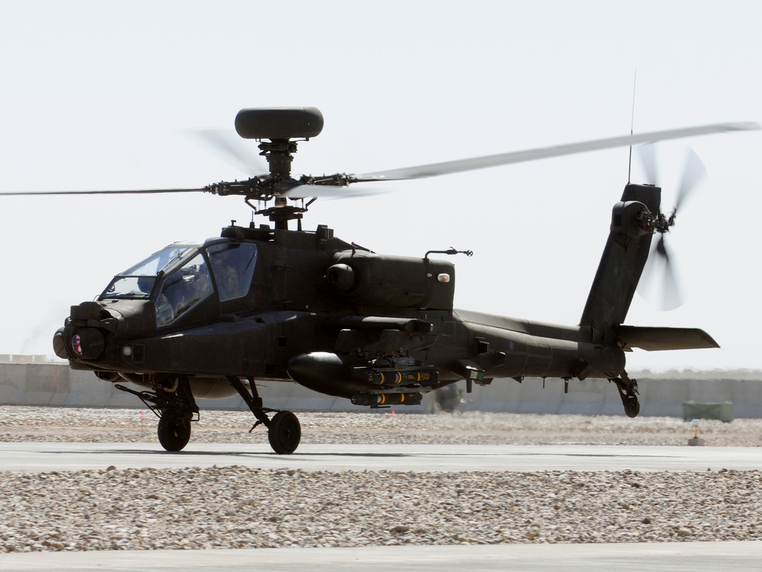 British Army 663 Squadron AAC Apache Camp Bastion 2009