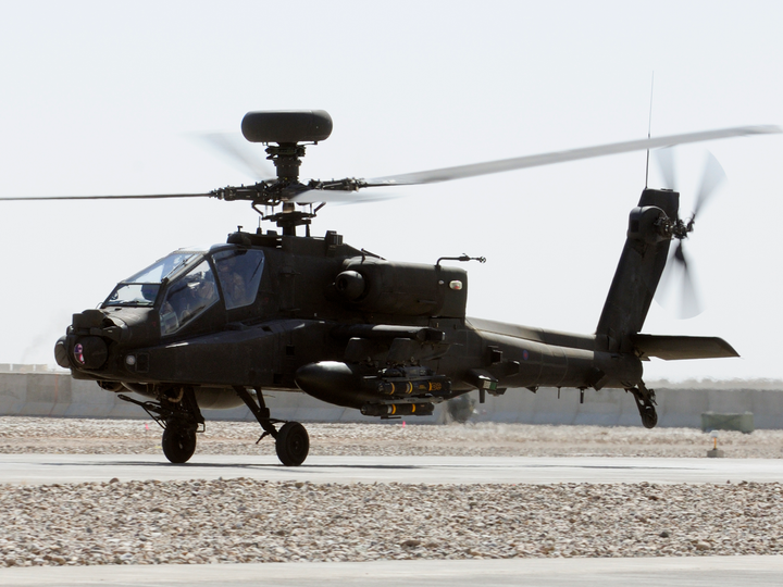 British Army 663 Squadron AAC Apache Camp Bastion 2009