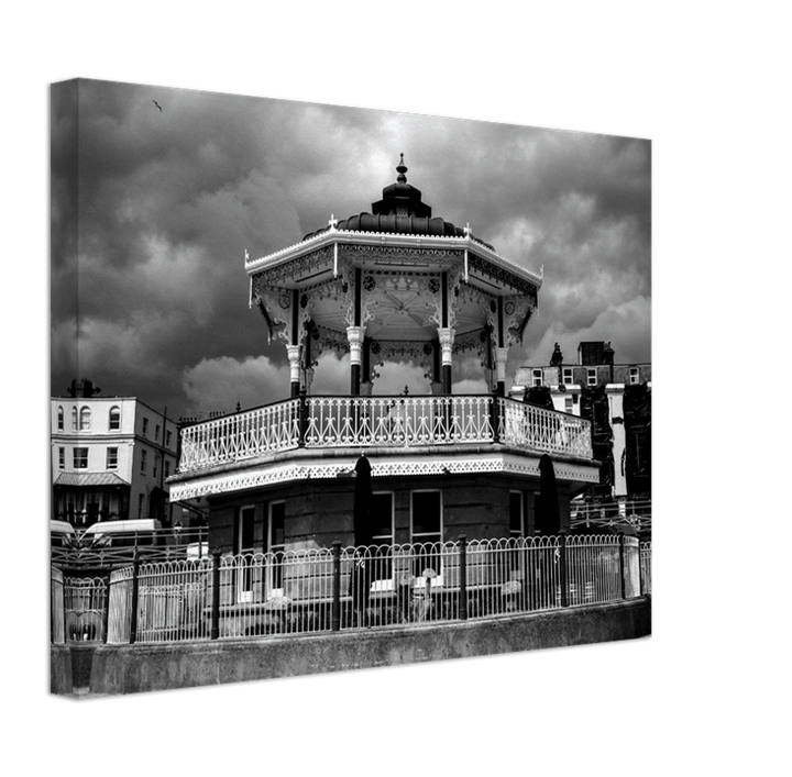 Brighton Bandstand in black and white Photo Print - Canvas - Framed Photo Print - Hampshire Prints