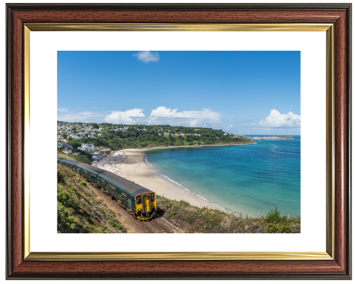 Carbis Bay in Cornwall in summer Photo Print - Canvas - Framed Photo Print - Hampshire Prints