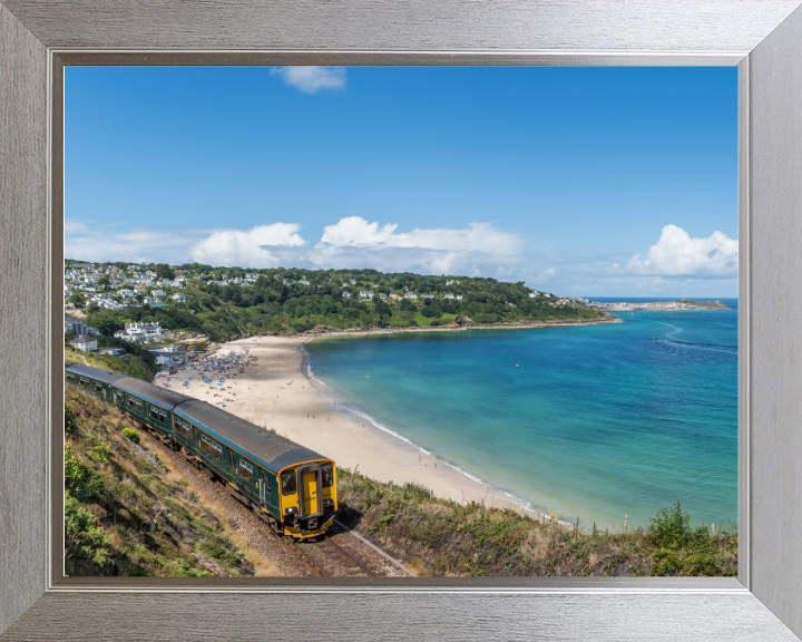 Carbis Bay in Cornwall in summer Photo Print - Canvas - Framed Photo Print - Hampshire Prints
