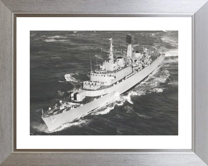HMS Glamorgan (D19) Royal Navy County Class Destroyer High Port Bow View Photo Print Wall Art Decor - Posters, Prints, & Visual Artwork - by Hampshire Prints (image 6 of 9)