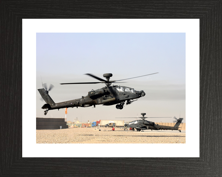 British Army AAC Apache AH1 Landing Bastion October 2011
