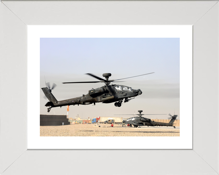 British Army AAC Apache AH1 Landing Bastion October 2011