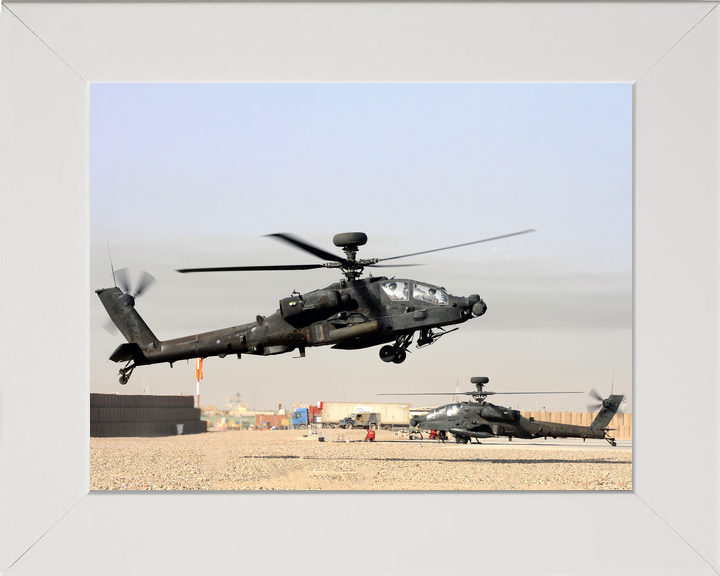 British Army AAC Apache AH1 Landing Bastion October 2011