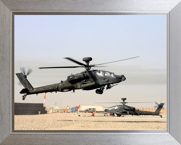 British Army AAC Apache AH1 Landing Bastion October 2011
