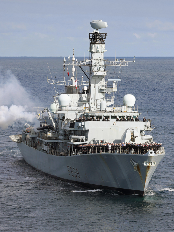 HMS Northumberland F238 Type 23 Frigate September 2022