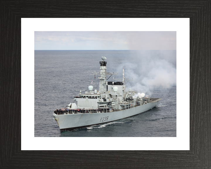 HMS Northumberland F238 Type 23 Frigate September 2022 Entering Port