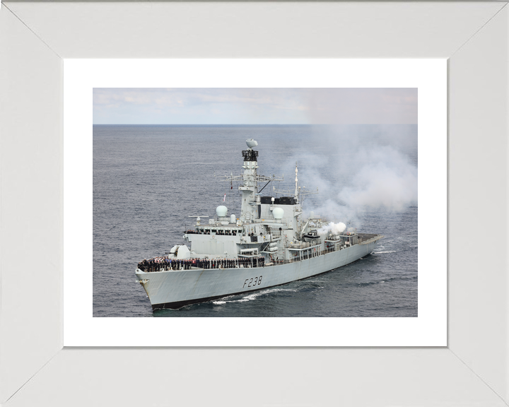 HMS Northumberland F238 Type 23 Frigate September 2022 Entering Port