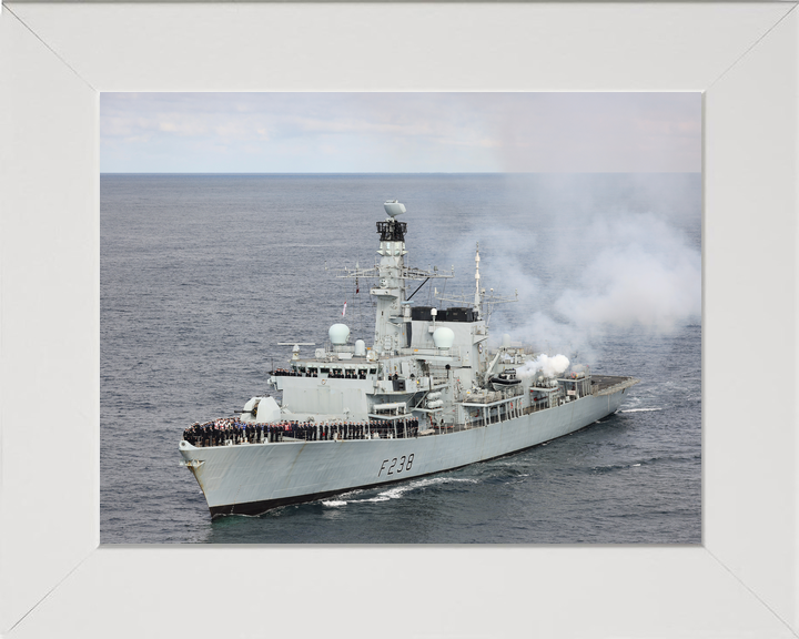 HMS Northumberland F238 Type 23 Frigate September 2022 Entering Port