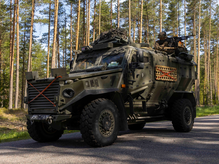 British Army Foxhound vehicle 2023 Photo Print Wall Art Military Decor Poster Posters, Prints, & Visual Artwork Hampshire Prints 6 x 4 No Frame No
