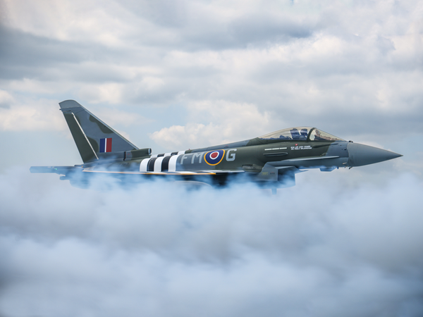 RAF Typhoon FGR4 in the Clouds June 2024