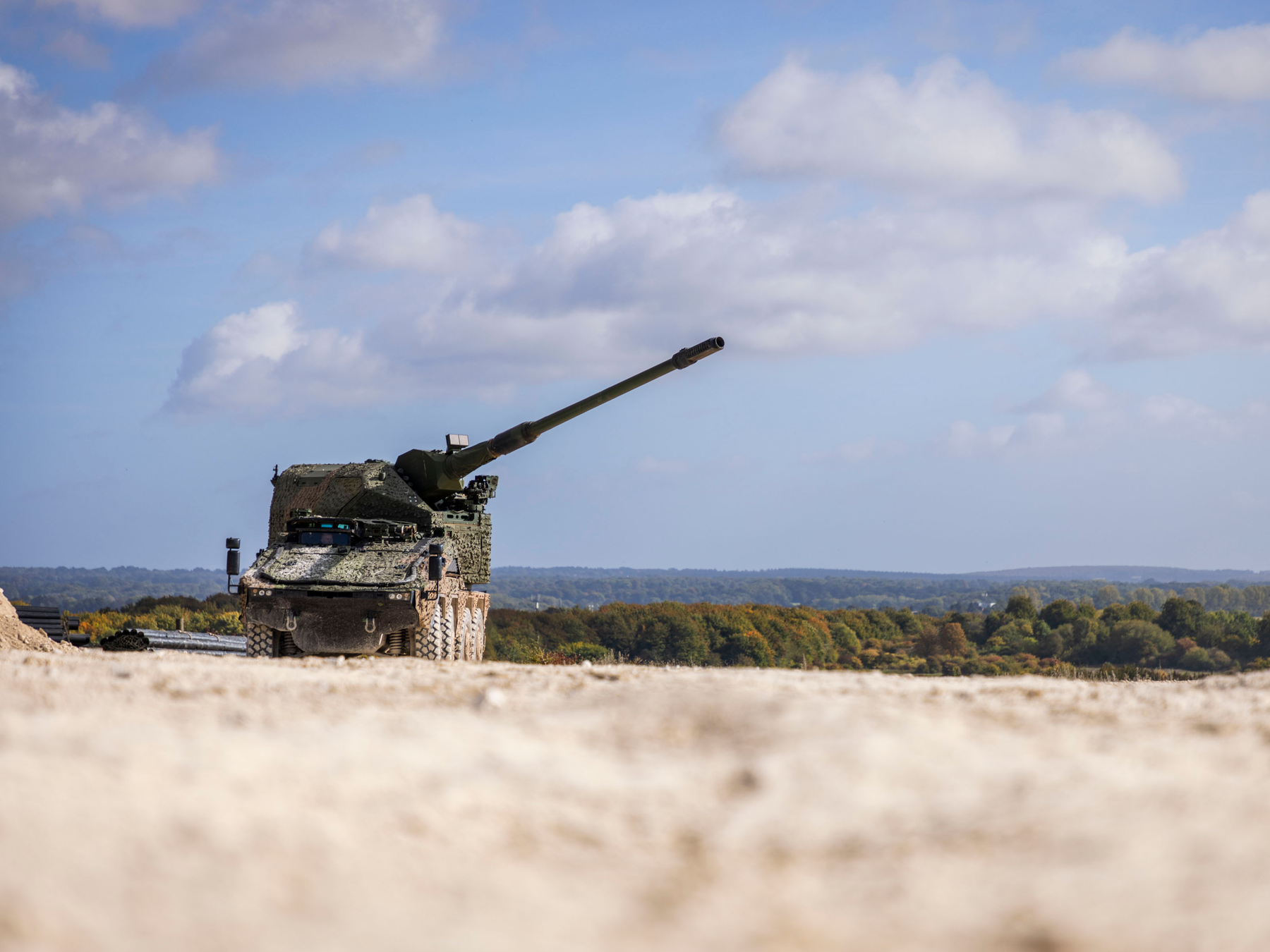 Boxer RCH 155 artillery variant Vehicle Photo Print - British Army Veh ...