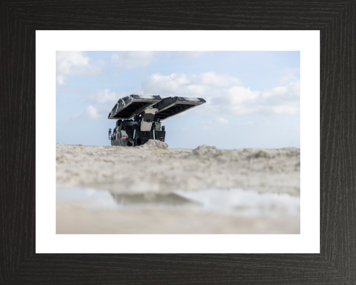 Boxer BVLB bridge layer variant Vehicle Photo Print - British Army Vehicle Hampshire Prints 10 x 8 Black Frame Yes