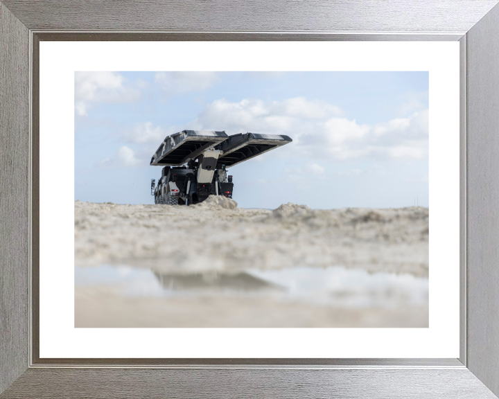 Boxer BVLB bridge layer variant Vehicle Photo Print - British Army Vehicle Hampshire Prints 10 x 8 Silver Frame Yes
