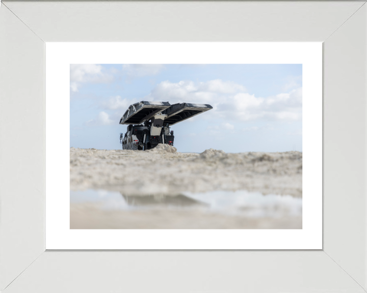 Boxer BVLB bridge layer variant Vehicle Photo Print - British Army Vehicle Hampshire Prints 10 x 8 White Frame Yes