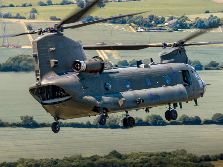 RAF Chinook Helicopter Closeup Photo Print - Royal Air Force Aircraft Hampshire Prints 6 x 4 No Frame No