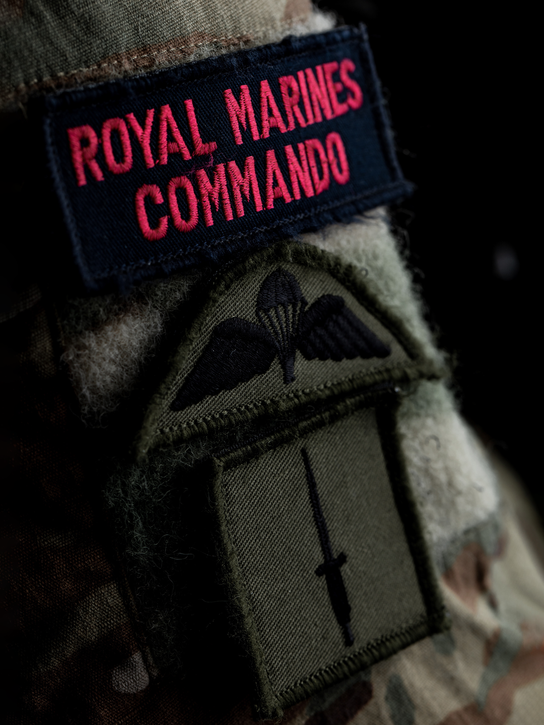 Royal Marines Commando Uniform Patches Closeup Photo Print Hampshire Prints 6 x 4 No Frame No