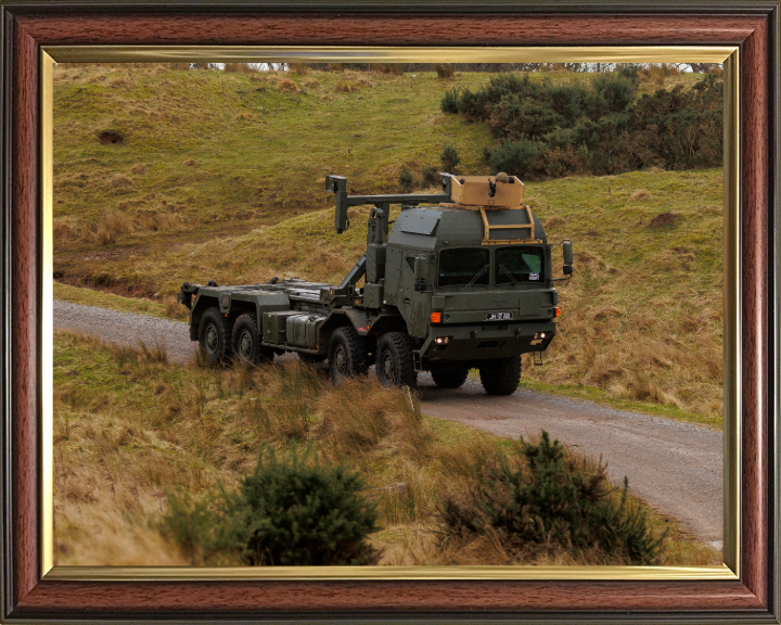 Enhanced Pallet Load System Photo Print - British Army Vehicle Hampshire Prints 10 x 8 Classic Frame No