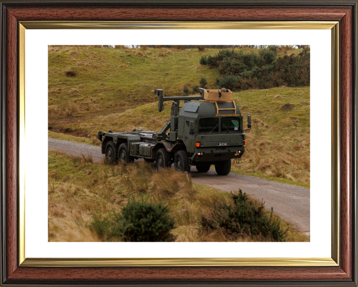 Enhanced Pallet Load System Photo Print - British Army Vehicle Hampshire Prints 10 x 8 Classic Frame Yes