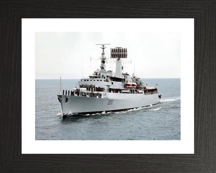 HMS Fife (D20) Royal Navy County Class Destroyer Cheering Ship Photo Print Wall Art Decor - Posters, Prints, & Visual Artwork - by Hampshire Prints (image 2 of 9)