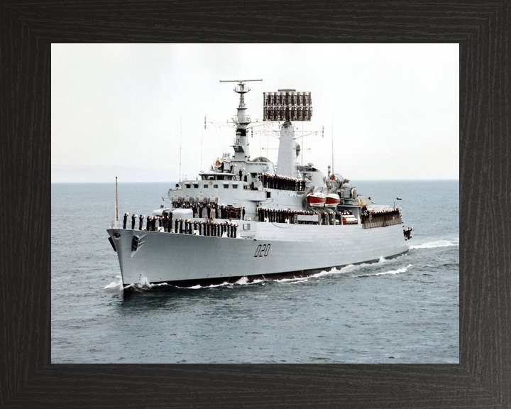 HMS Fife (D20) Royal Navy County Class Destroyer Cheering Ship Photo Print Wall Art Decor - Posters, Prints, & Visual Artwork - by Hampshire Prints (image 3 of 9)