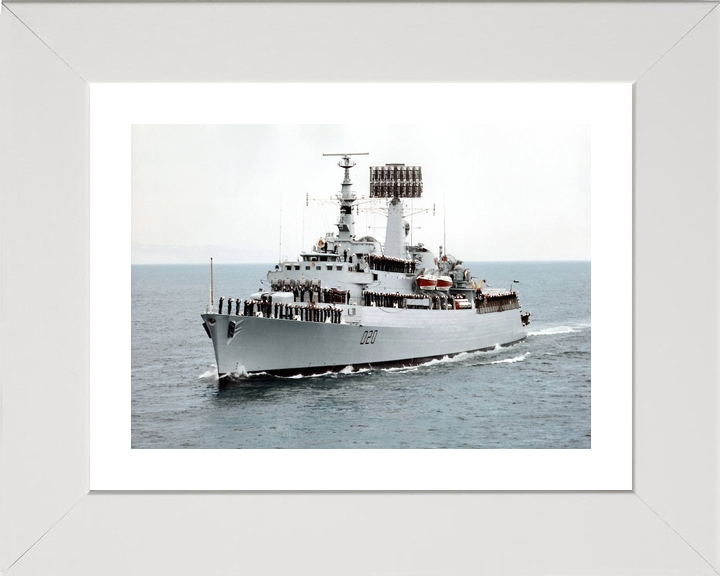 HMS Fife (D20) Royal Navy County Class Destroyer Cheering Ship Photo Print Wall Art Decor - Posters, Prints, & Visual Artwork - by Hampshire Prints (image 4 of 9)