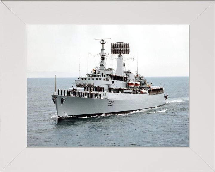 HMS Fife (D20) Royal Navy County Class Destroyer Cheering Ship Photo Print Wall Art Decor - Posters, Prints, & Visual Artwork - by Hampshire Prints (image 5 of 9)